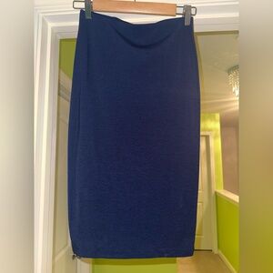 Forever 21 Navy Blue Pencil Skirt